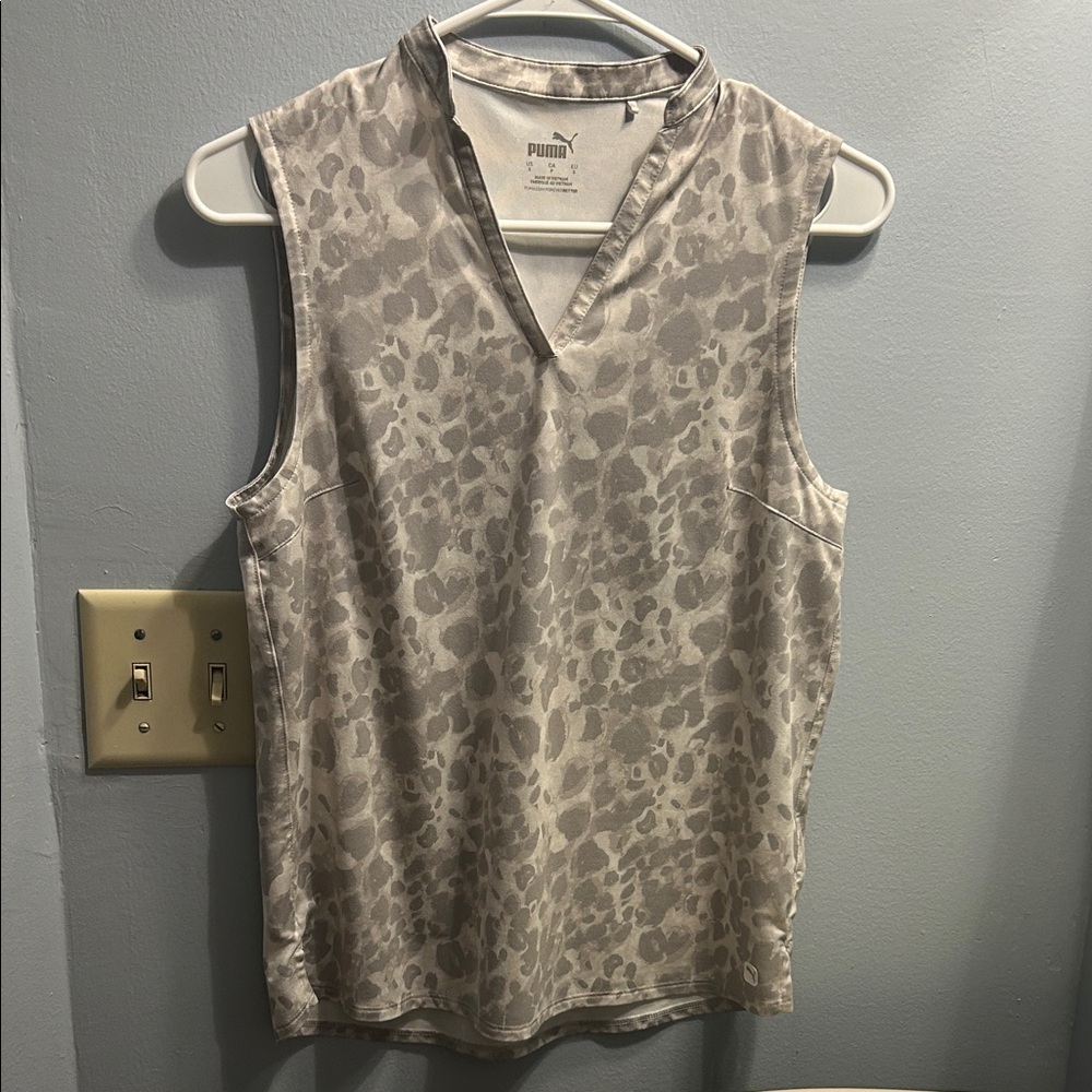 PUMA Women's Leopard Print Tank Top